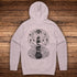 Cosmic Connection – Mystical Midweight Hoodie with Kangaroo Pocket and Raglan Sleeves
